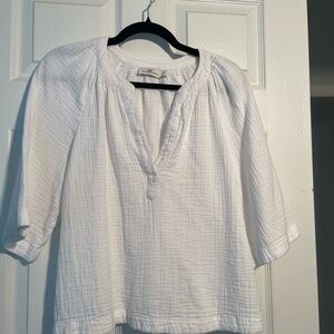 Vineyard Vines White Linen Top